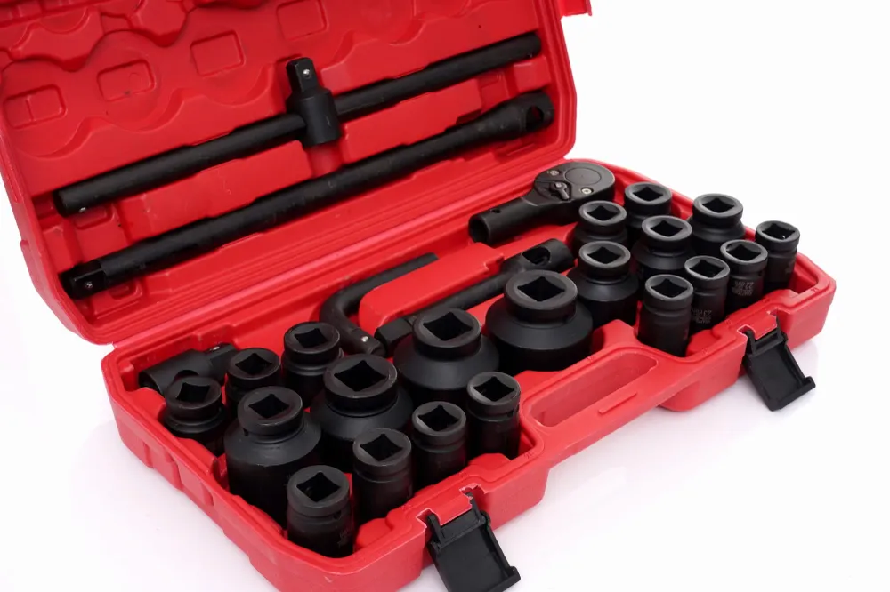 Set Tubulare Impact 26 Piese 3/4 Inch 12 Puncte, Kraft&Dele KD11759