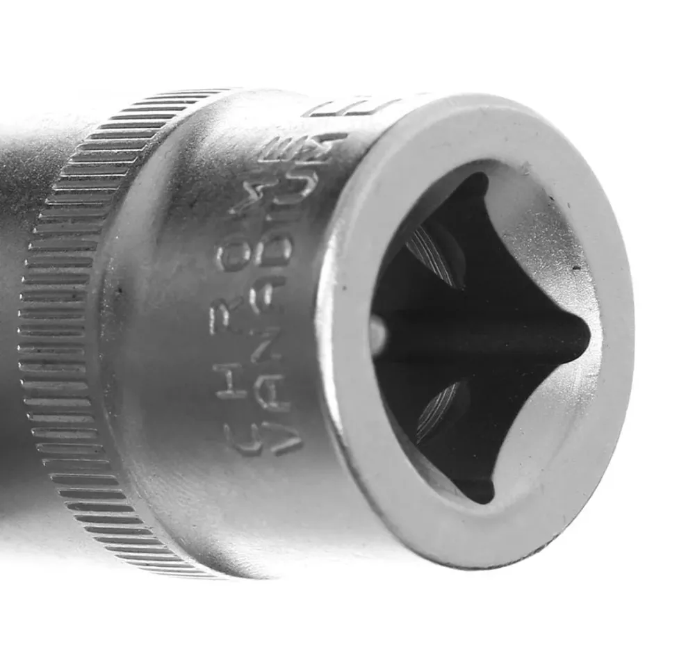Set Tubulare Torx 9 Bucati E10-E24 37mm, Kraft&Dele KD10227