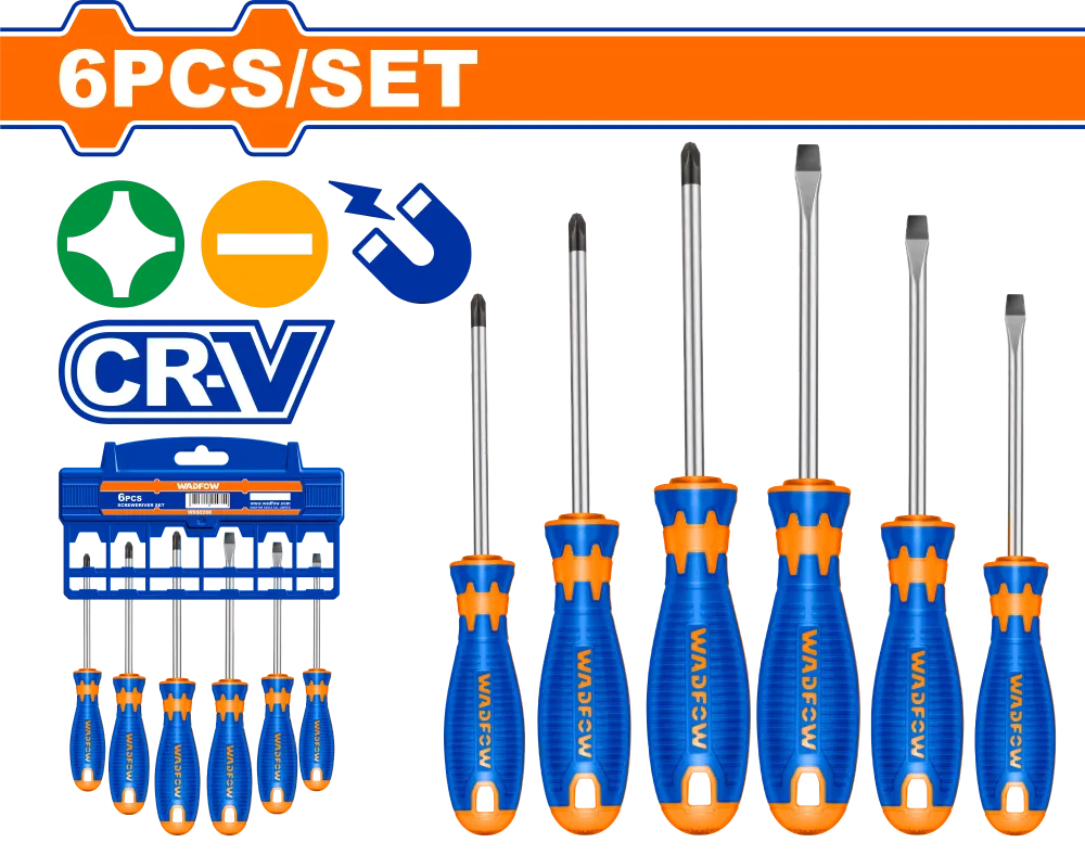 Set surubelnite Wadfow, Cr-V, 6 buc