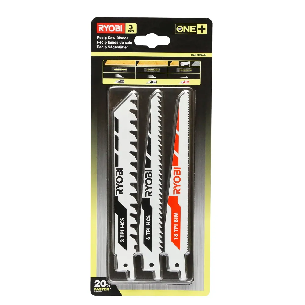 Set de lame Ryobi RAK3RBWM 3 buc