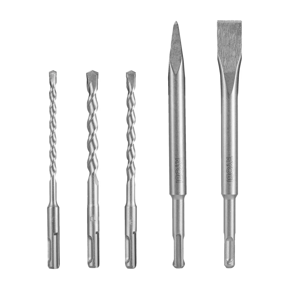 Set burghie SDS plus Ryobi RAKSP05