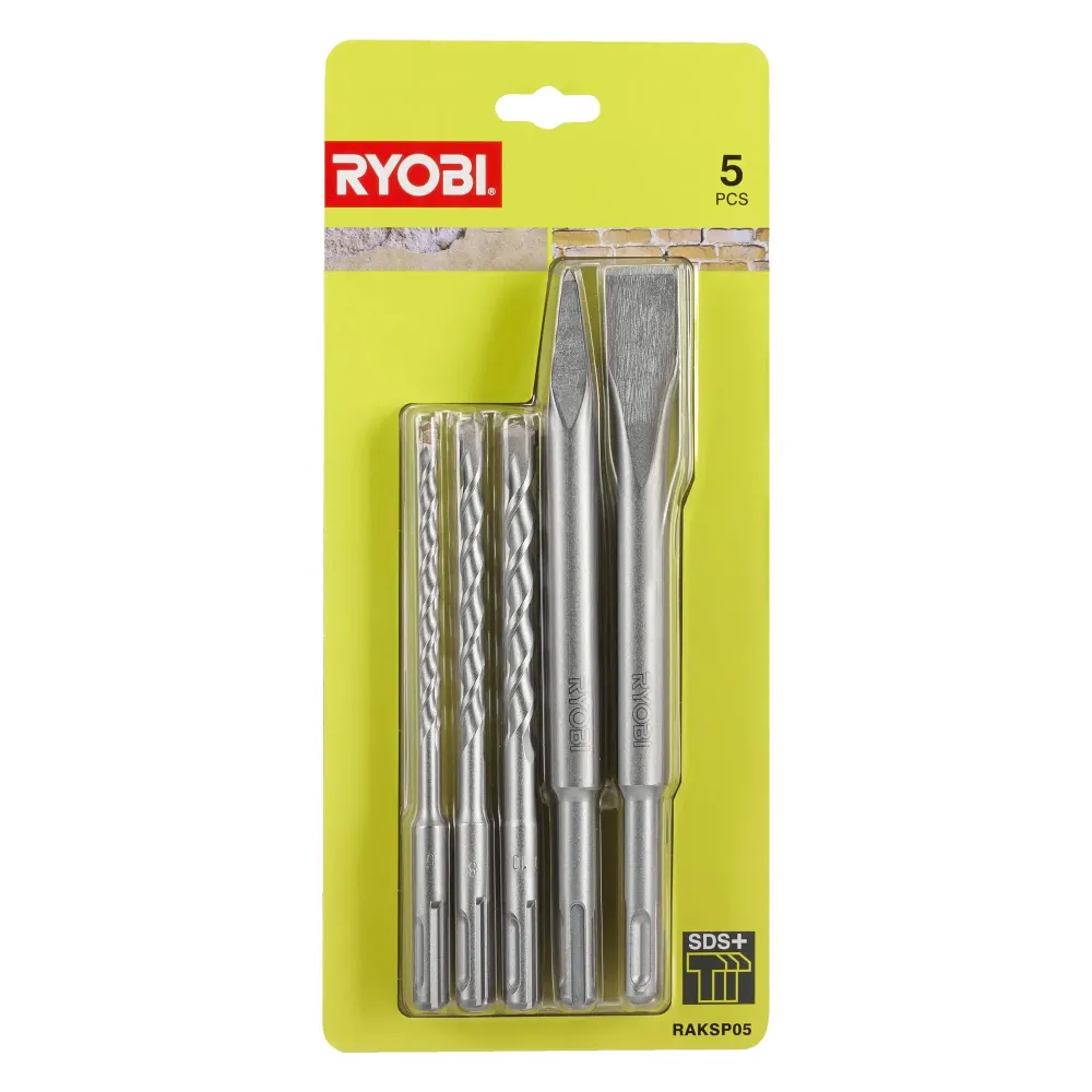 Set burghie SDS plus Ryobi RAKSP05