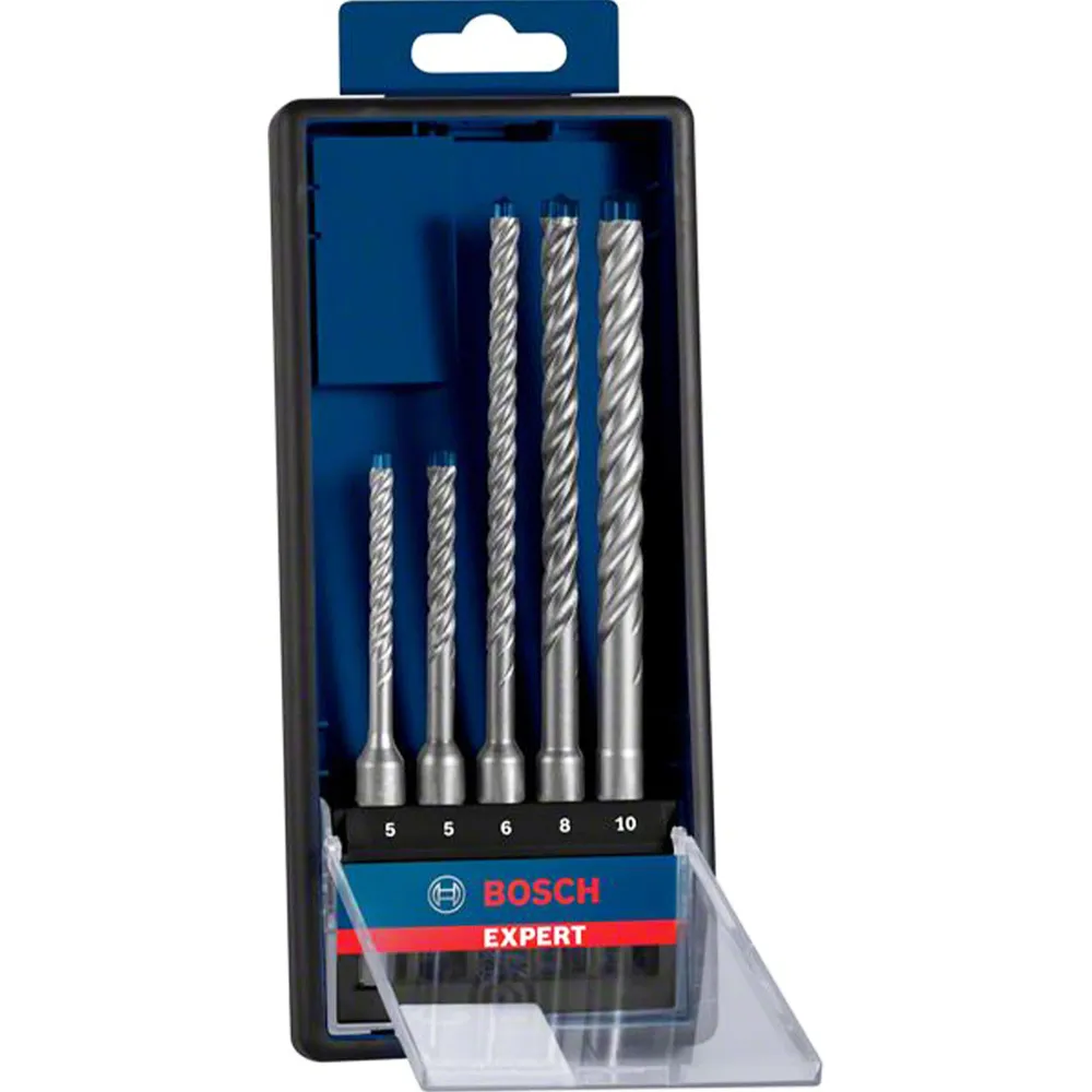 Set de sfaturi de expert Bosch SDS Plus 7X 5/6/6/8/10 mm 5BUC