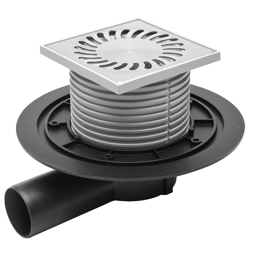 Sifon de pardoseala MCH universal cu iesire orizontala DN 50/H reglabil, plastic