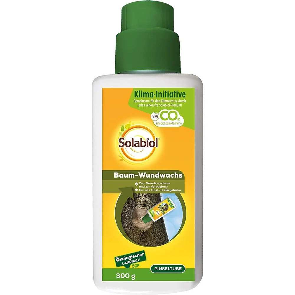 Mastic pentru sigilarea ranilor la Pomi Fructiferi si Ornamentali, Tub cu Pensula 300 g, Prindere Rapida, SOLABIOL