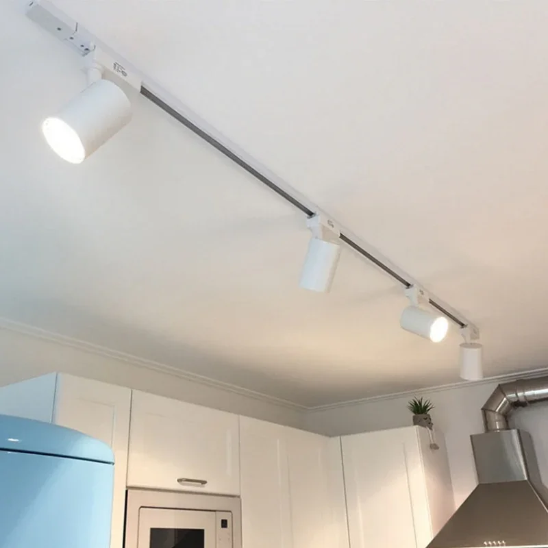 Sina trifazata Spoturi LED, 1 metru, IP20, alba