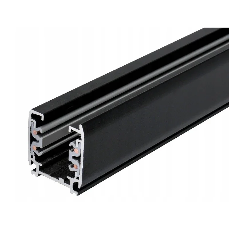 Sina trifazata Spoturi LED, 1 metru, IP20, negru