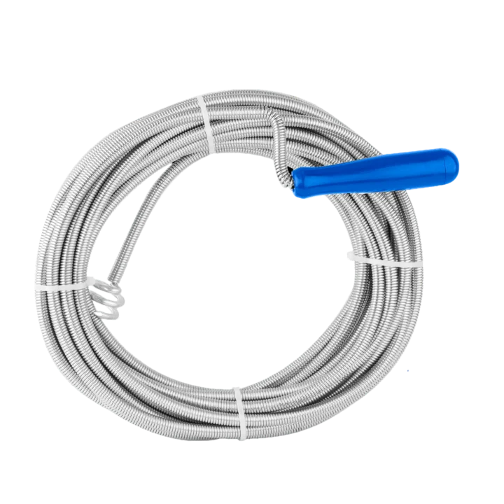 Sarpe desfundare si curatare tevi Wadfow, lungime 10m, diametru arc 9mm, carlig S