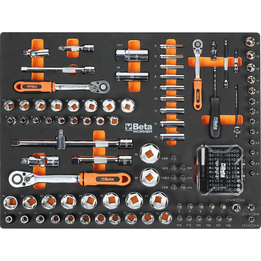 Sortiment de scule Beta 268 UT. C45PRO SOFT BW