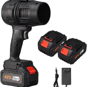 Suflanta Turbo Auto Portabila 1050W, 35000 RPM, 2 Acumulatori 48V