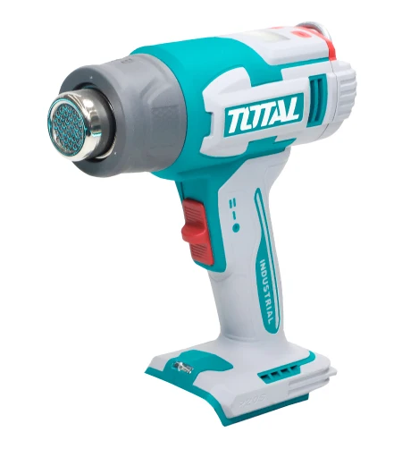 Suflanta aer cald TOTAL 20V, 550°C, debit 200 l/min, display LCD, accesorii incluse (contine 1 acumulator si 1 incarcator)