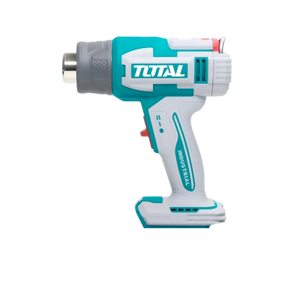 Suflanta aer cald TOTAL 20V, 550°C, debit 200 l/min, display LCD, accesorii incluse (contine 1 acumulator si 1 incarcator)