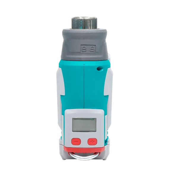 Suflanta aer cald TOTAL 20V, 550°C, debit 200 l/min, display LCD, accesorii incluse (contine 1 acumulator si 1 incarcator)