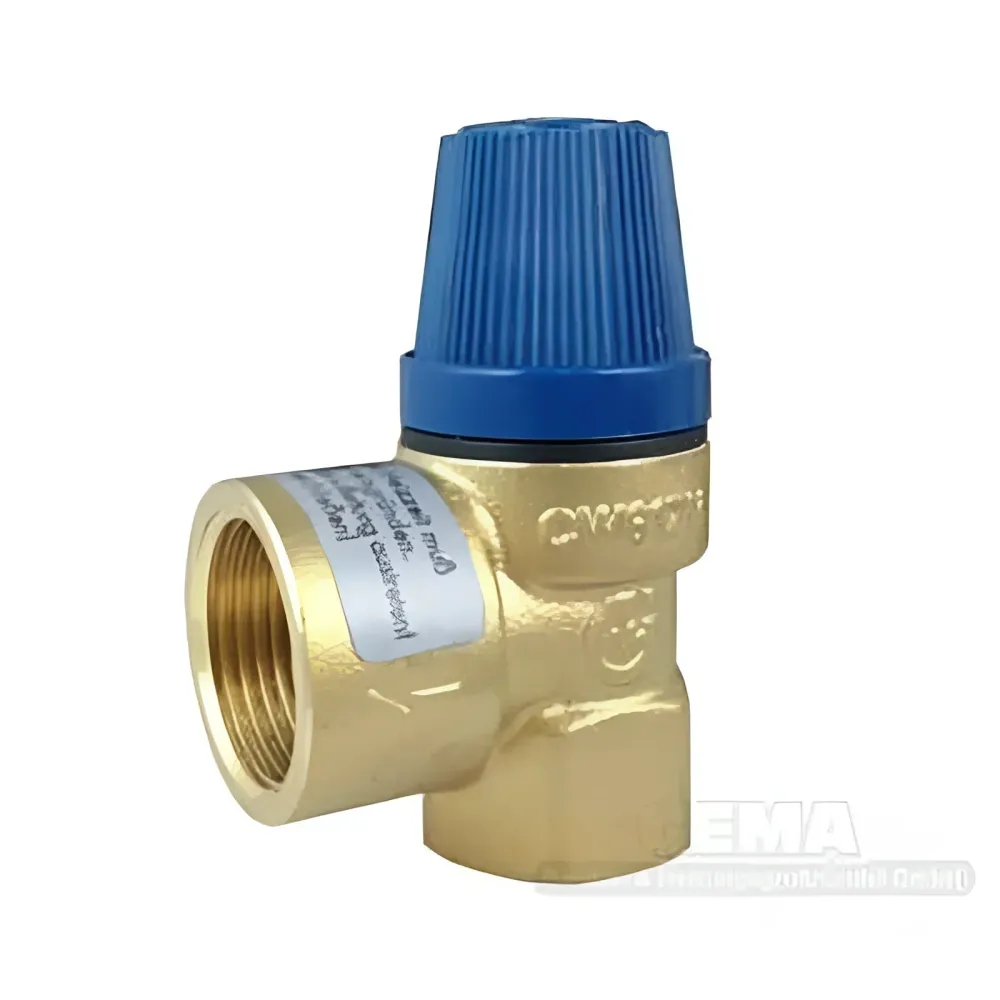 Supapă de siguranță cu diafragmă Caleffi 1/2 x 3/4 - 6 bar - supapă de încălzire 🌡️