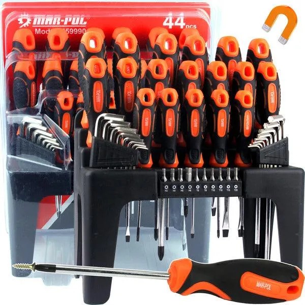 Set Surubelnite Biti si Imbus magnetice 44 piese cu suport