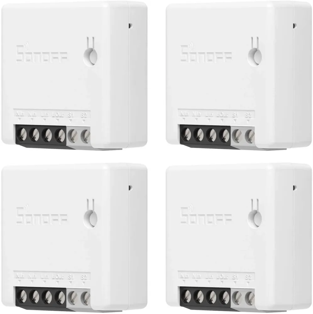 SONOFF Zigbee Mini 4 buc întrerupător inteligent DIY, control aplicație, protocol ZigBee3.0, Sonoff ZBBridge/Amazon Hub/Sa...