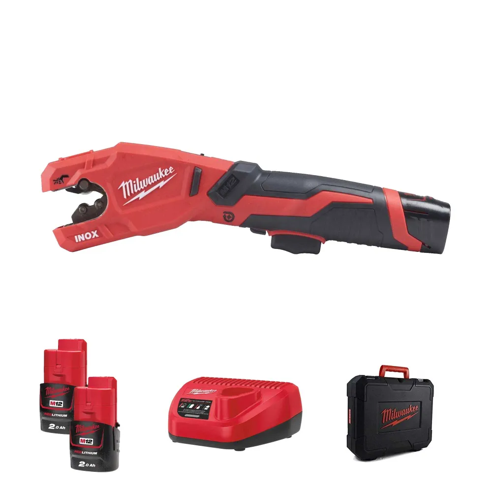 Tăiător de țevi Milwaukee M12 PCSS-202C 12V 2Ah