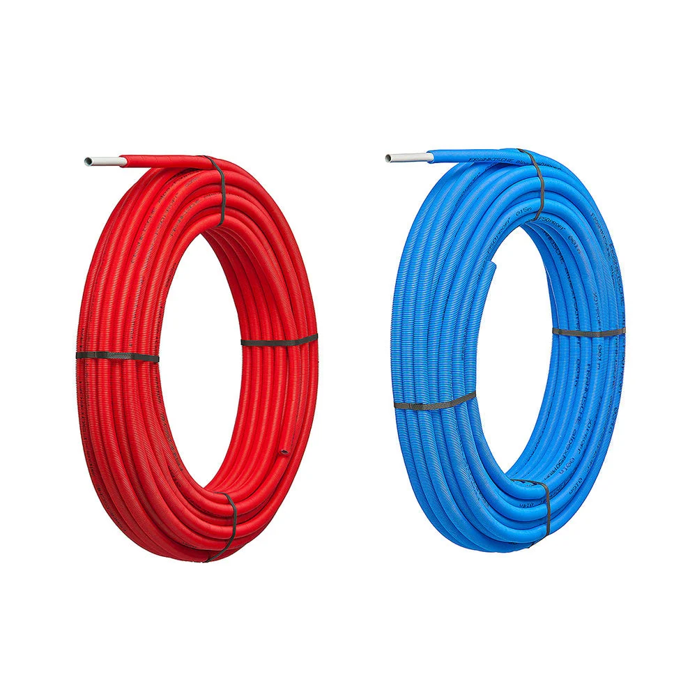 Teava multistrat tub de protectie FRANKISCHE PEX-AL-PE ALPEX-DUO®, 20x2 mm, rosie - colac 50 m