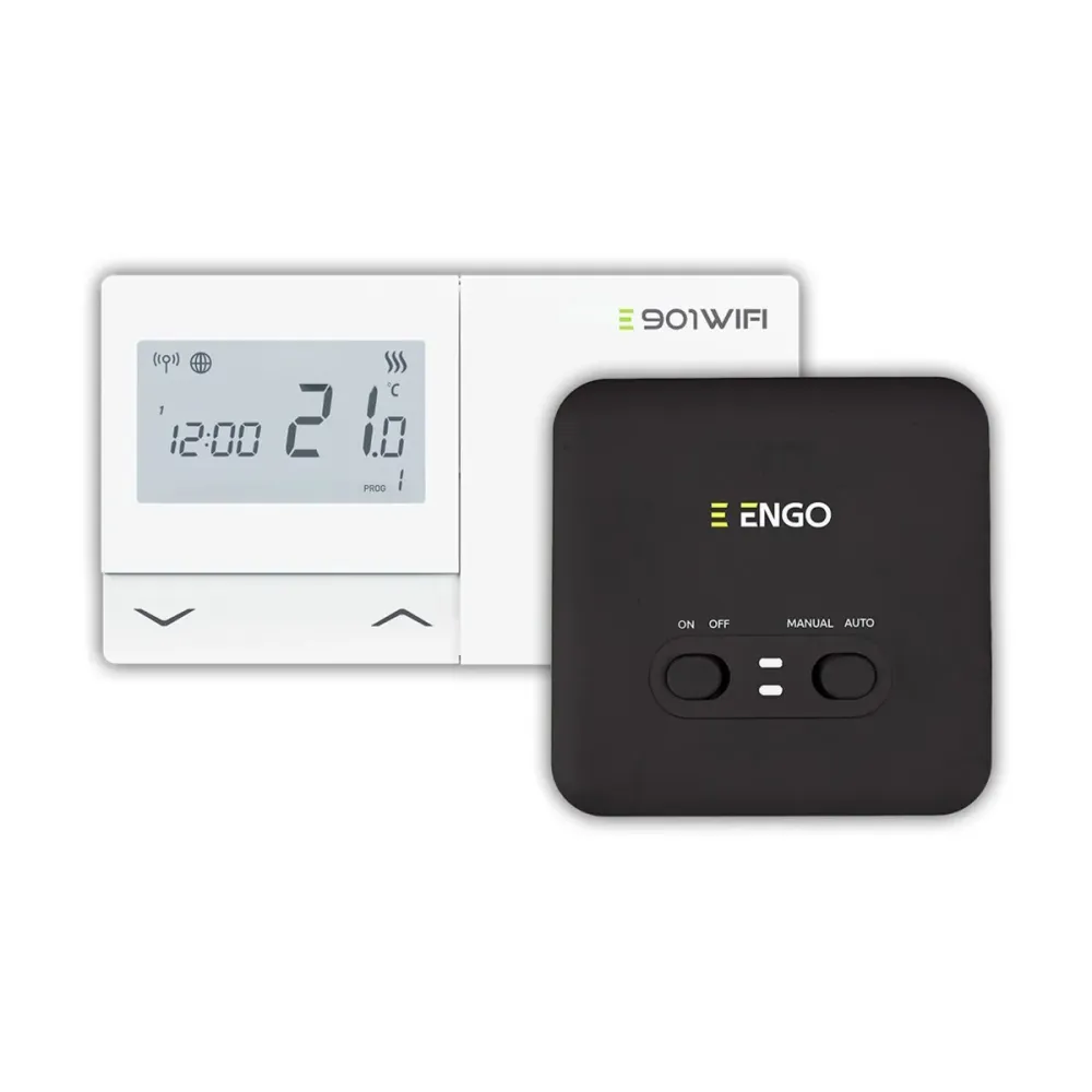 Termostat ambiental programabil, fara fir, cu control prin internet, wifi, ENGO