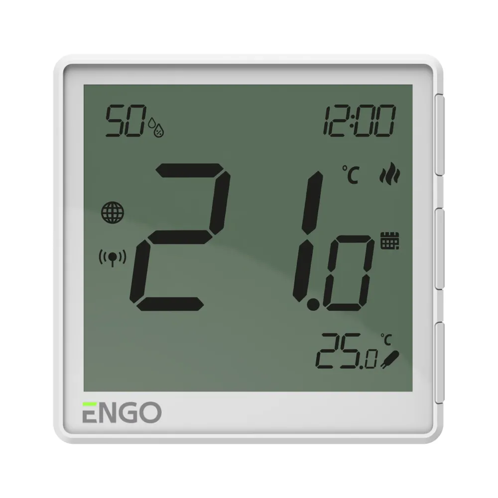 Termostat doza, digital ZIGBEE 230V, alb, ENGO