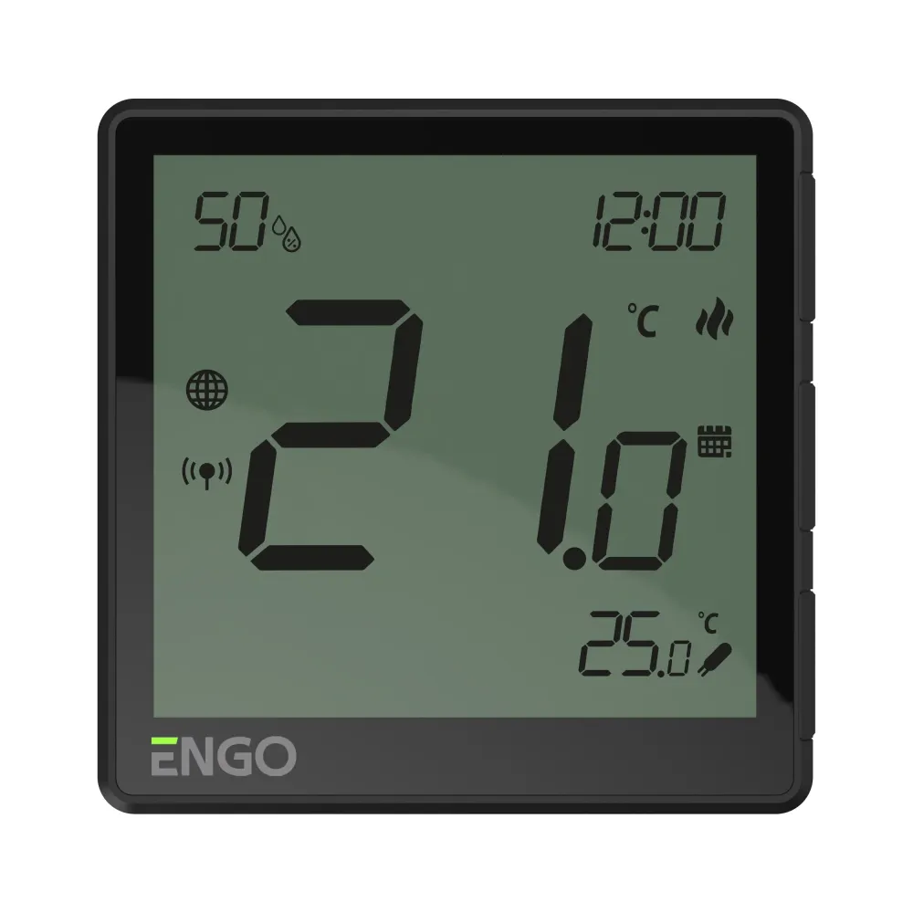 Termostat doza digital ZIGBEE 230V, negru, ENGO