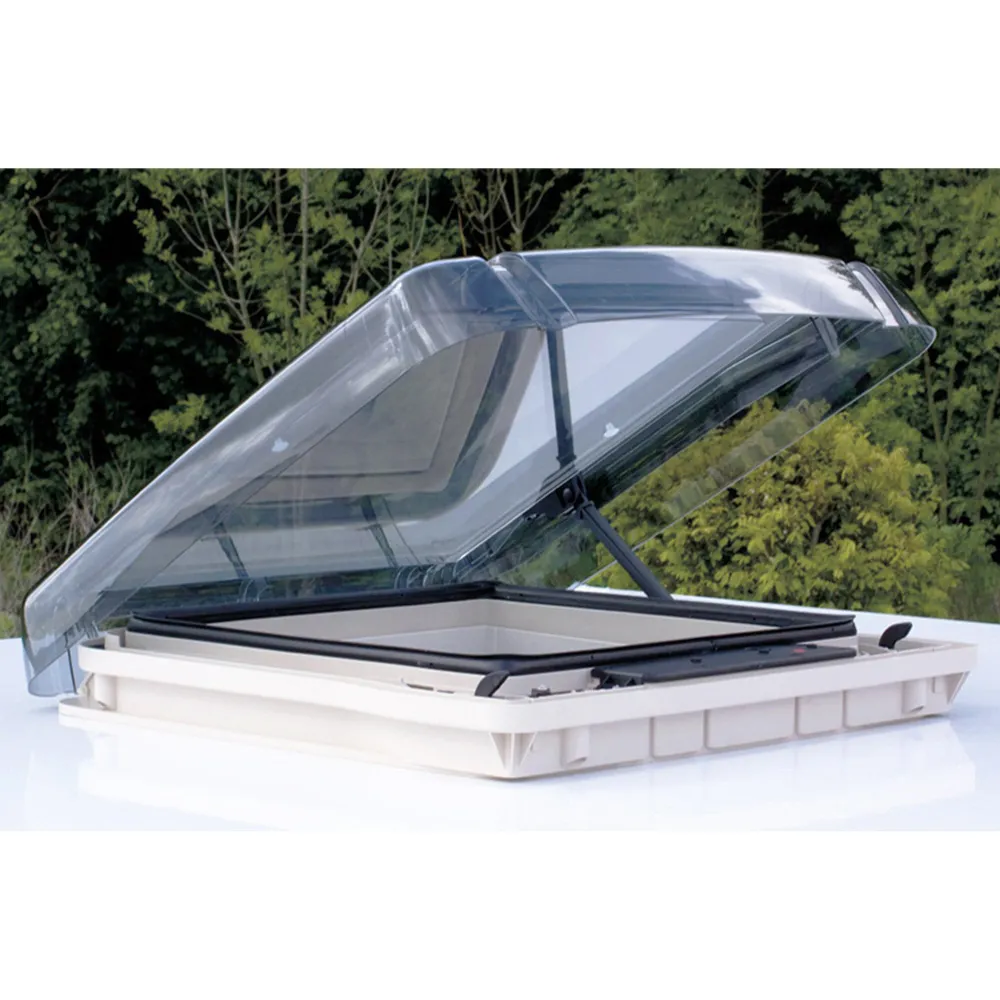 REMItop Vario II, trapă de acoperiș pentru rulota sau autorulota, 900 x 600 mm, cu manivelă, REMIS