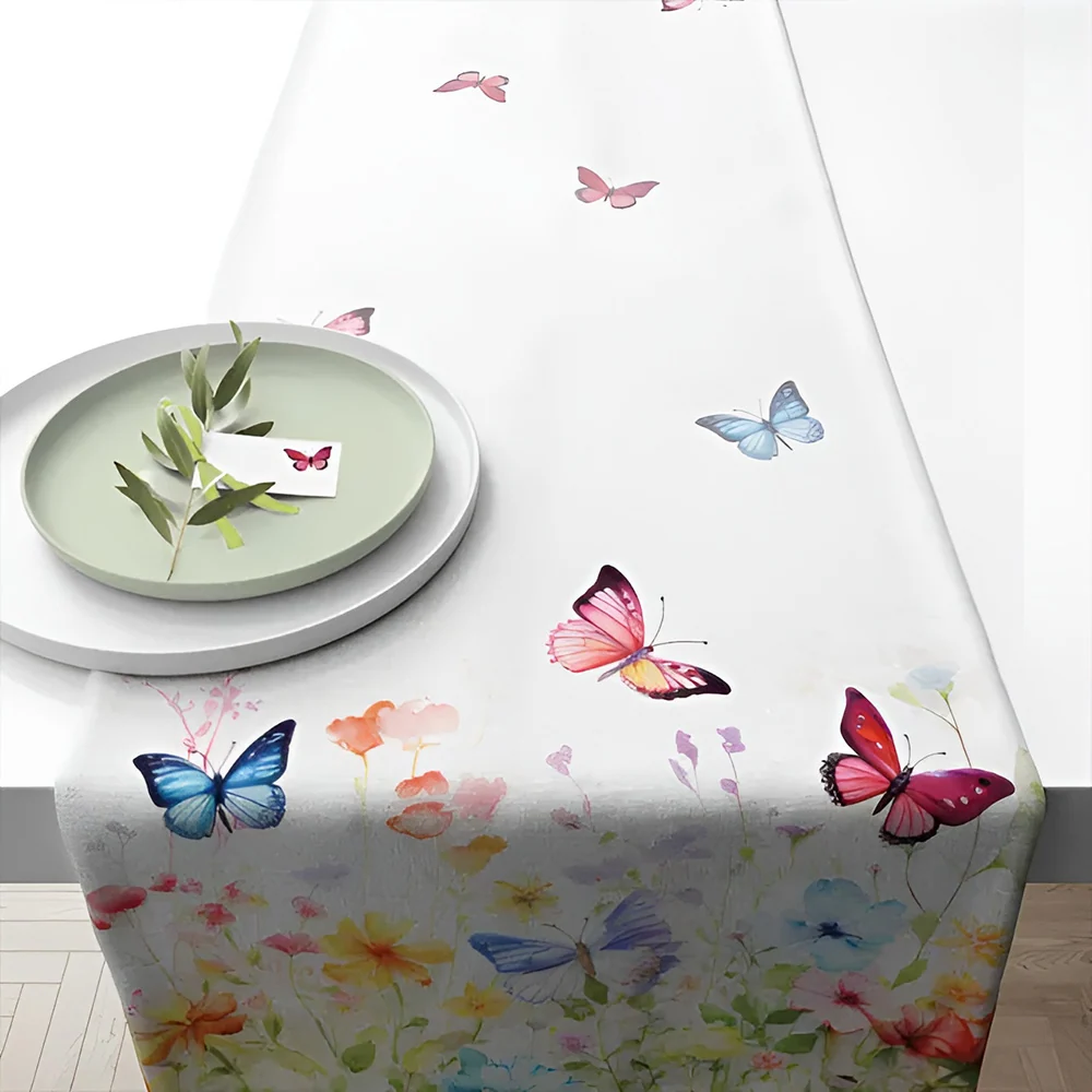 Traversa pentru masa, 40x150 cm, Butterflies field - AMBIENTE