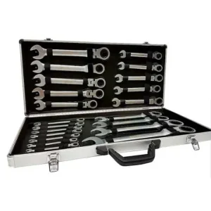 Trusa chei combinate cu clichet articulate 22 piese 6 la 32 mm Profi