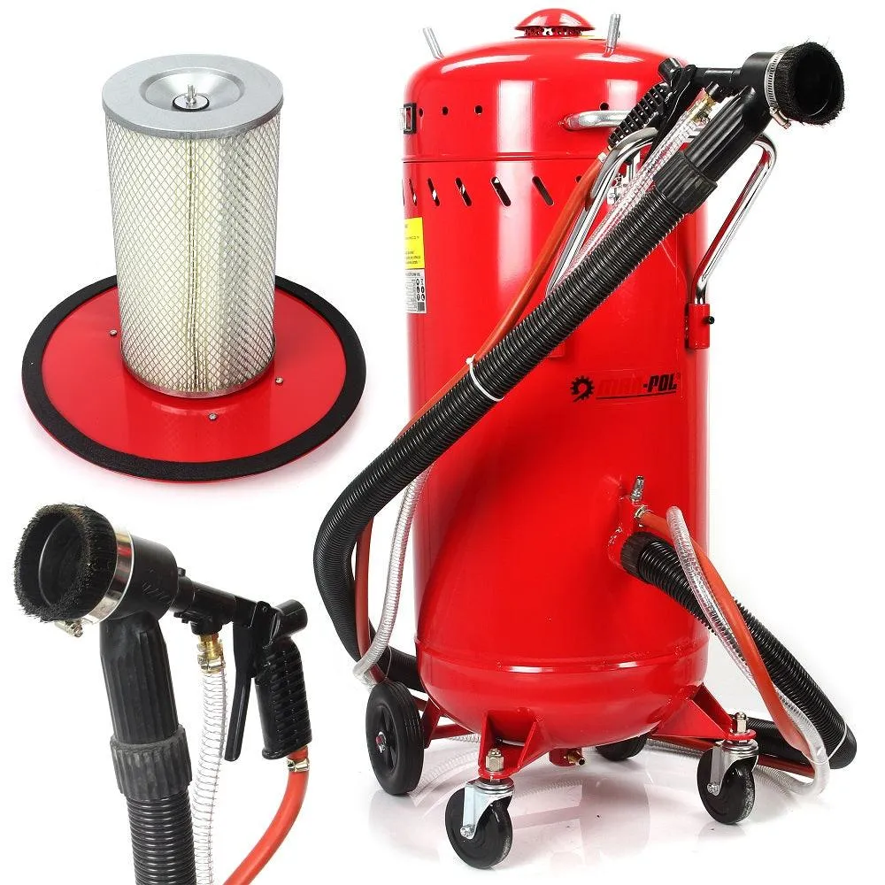 Aparat de sablat 105 Litri cu aspirator, Aparat de sablare cu aspiratie
