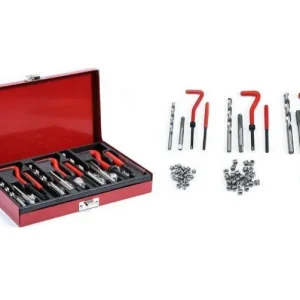 Trusa reparat filete cu insertie filiera m6 m8 m10 88 piese