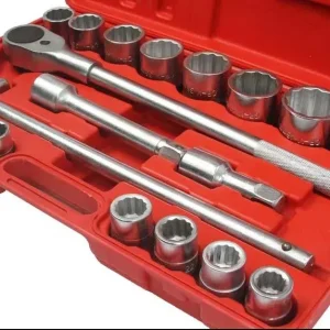 Trusa scule camioane 21 piese 3/4 Chrome Vanadium 12 laturi 19-50mm