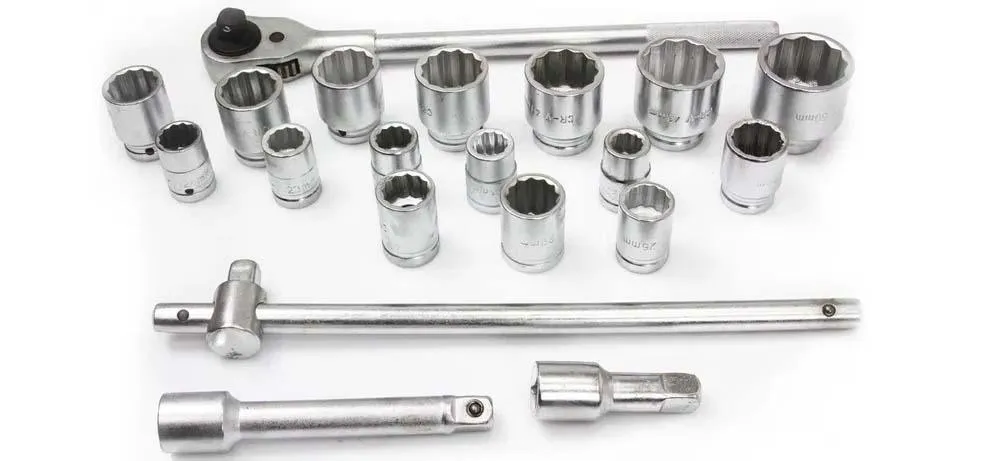 Trusa scule camioane 21 piese 3/4 Chrome Vanadium 12 laturi 19-50mm