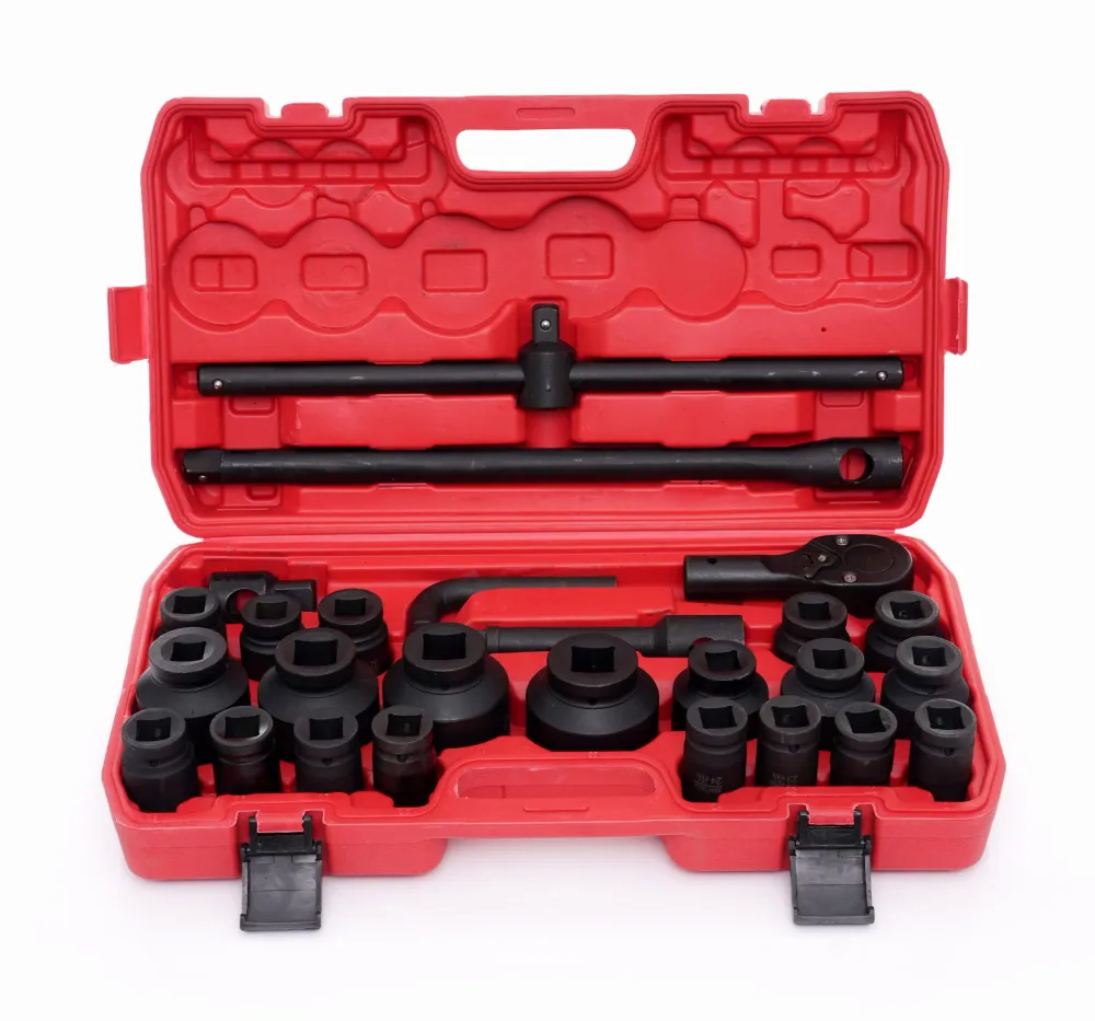Trusa Tubulare Impact 26 Piese 3/4 Inch 6 Puncte, Kraft&Dele KD11758