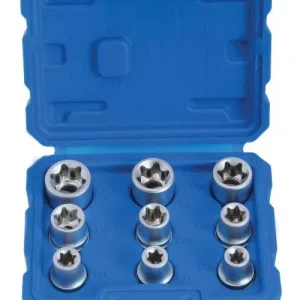 Trusa tubulare E Torx 9 piese 1/2 CR-V