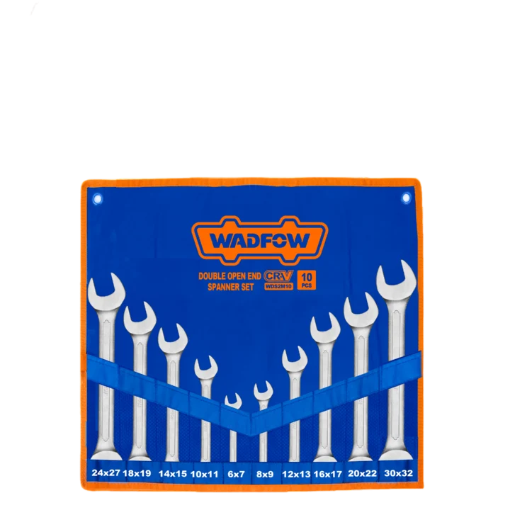 Set 10 chei duble Wadfow, 6-32mm, crom vanadiu