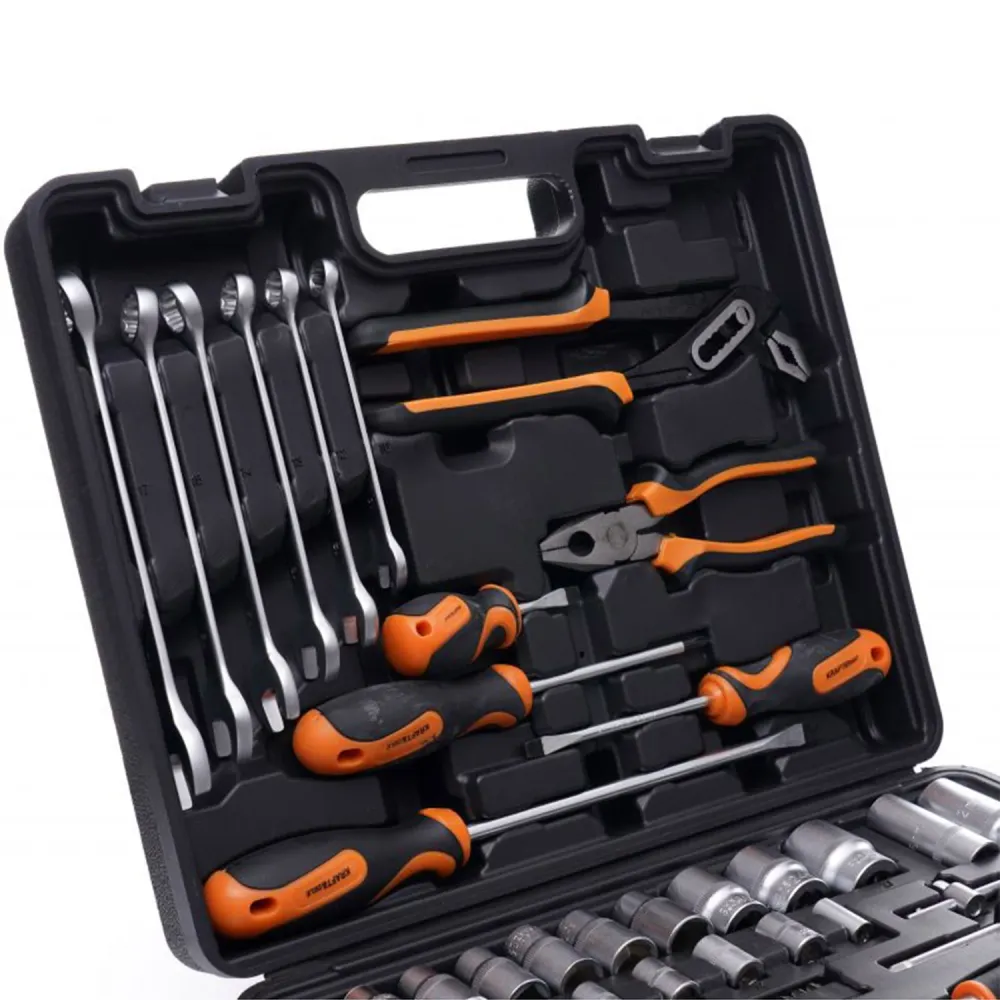 Trusa scule Kraft&Dele KD10468, 66 bucati, valiza de transport inclusa