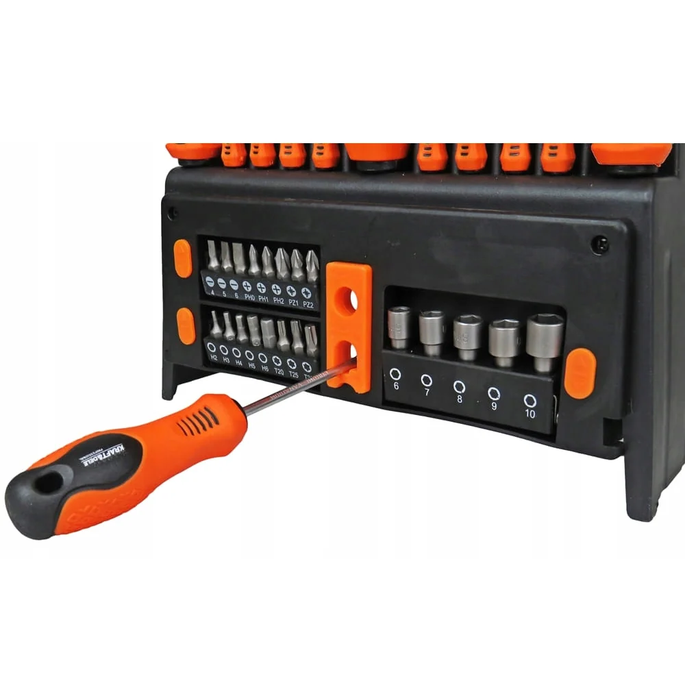 Set surubelnite si biti Kraft&Dele KD10900, 39buc, include dispozitiv magnetizare
