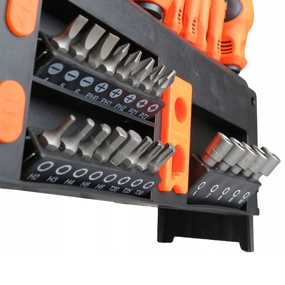 Set surubelnite si biti Kraft&Dele KD10900, 39buc, include dispozitiv magnetizare