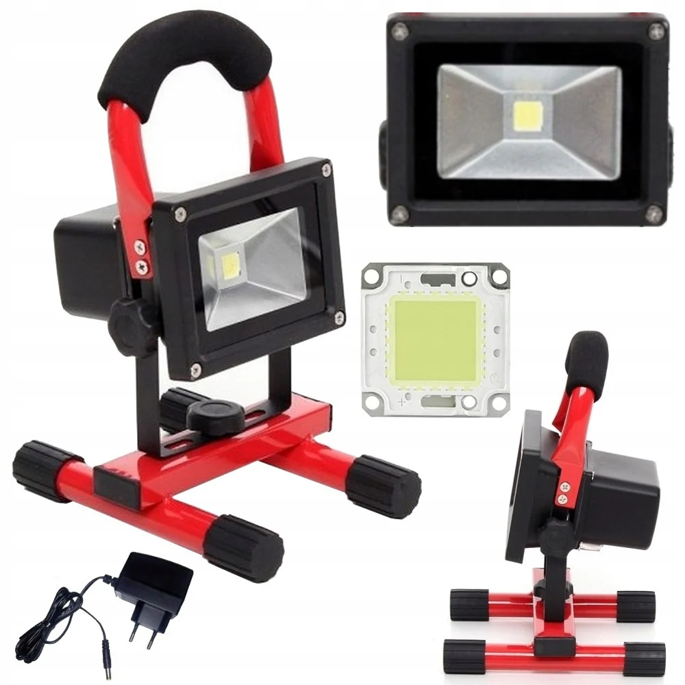 Lampa lucru LED cu acumulator Kraft&Dele KD1228, 20W, 2000Lm, baterie reincarcabila