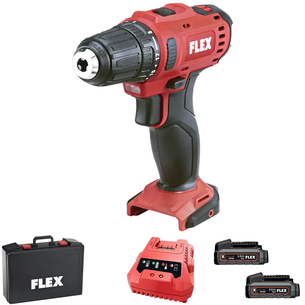 Mașă de găurit Flex DD 2G LDBC 12V 2.5Ah